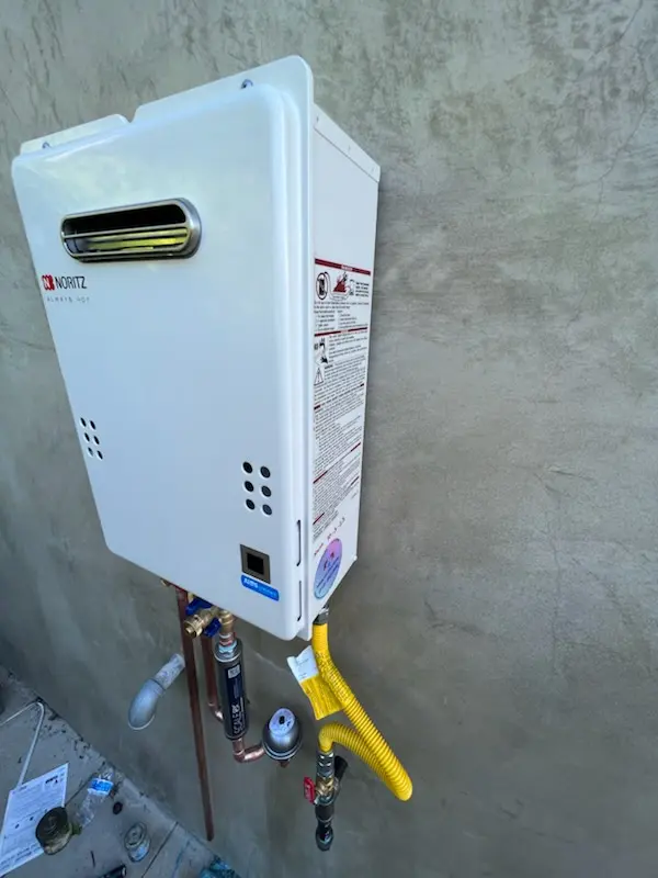 Tankless water heater installation for Bent Tree North homes